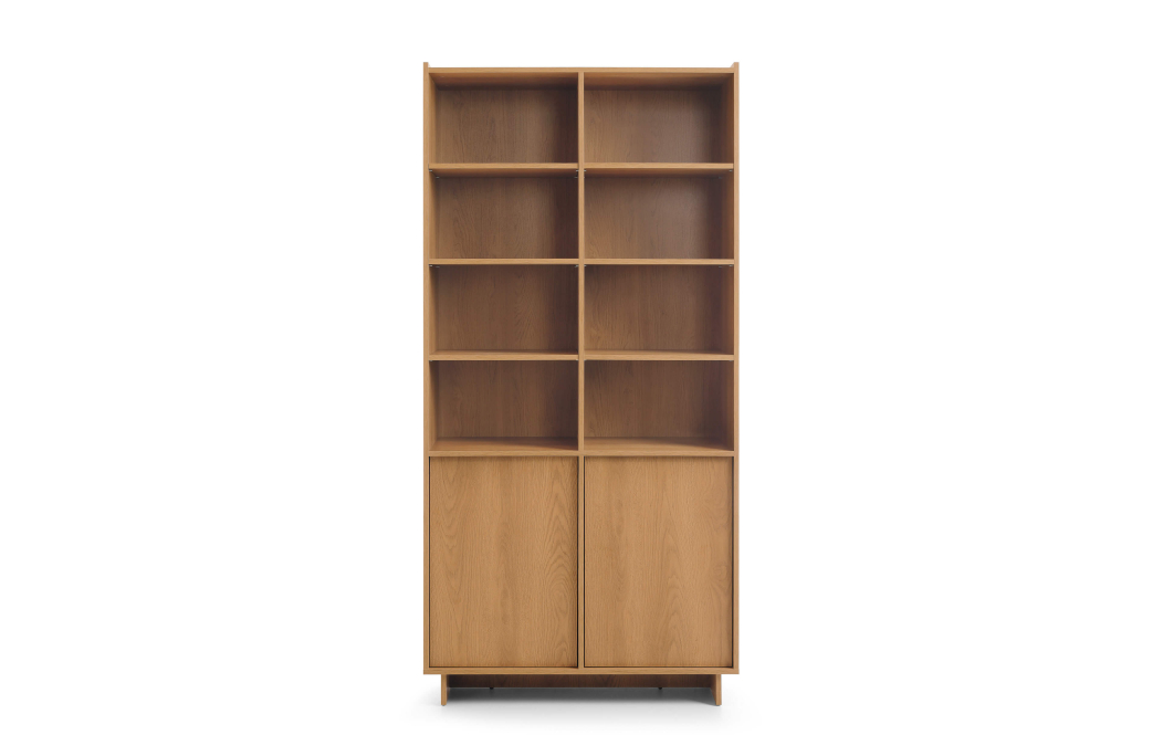 Bibliothèque CASSARA 2 portes en bois