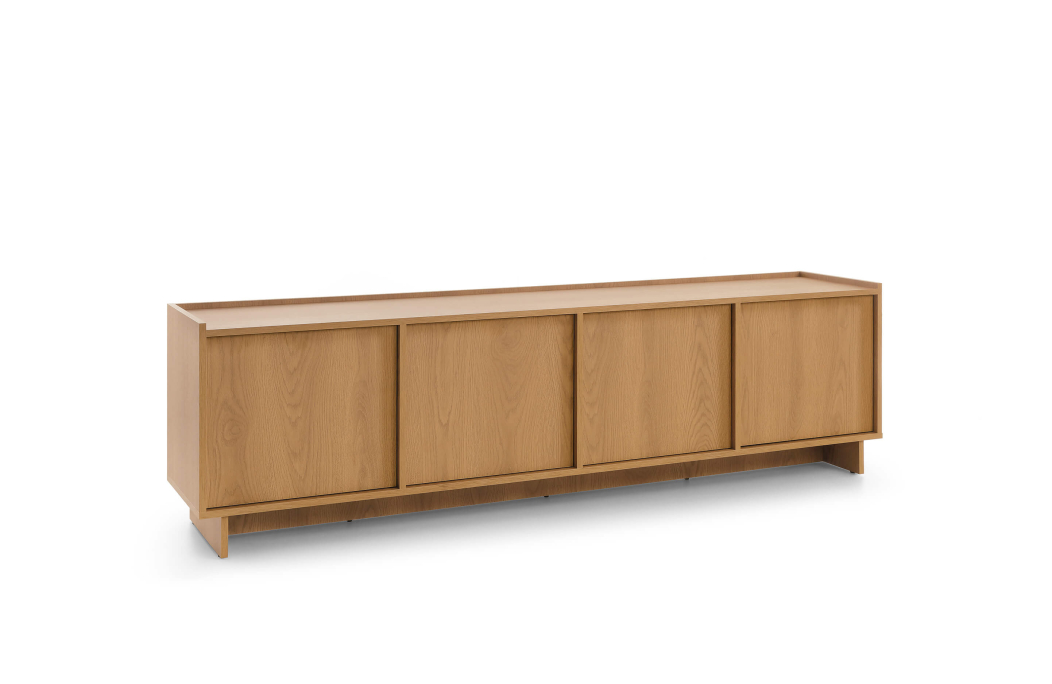 Buffet bas CASSARA 4 portes en bois