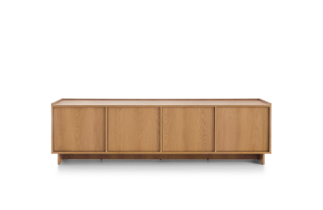 Buffet bas CASSARA 4 portes en bois