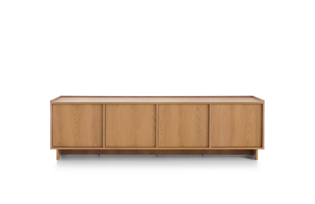 Buffet bas CASSARA 4 portes en bois