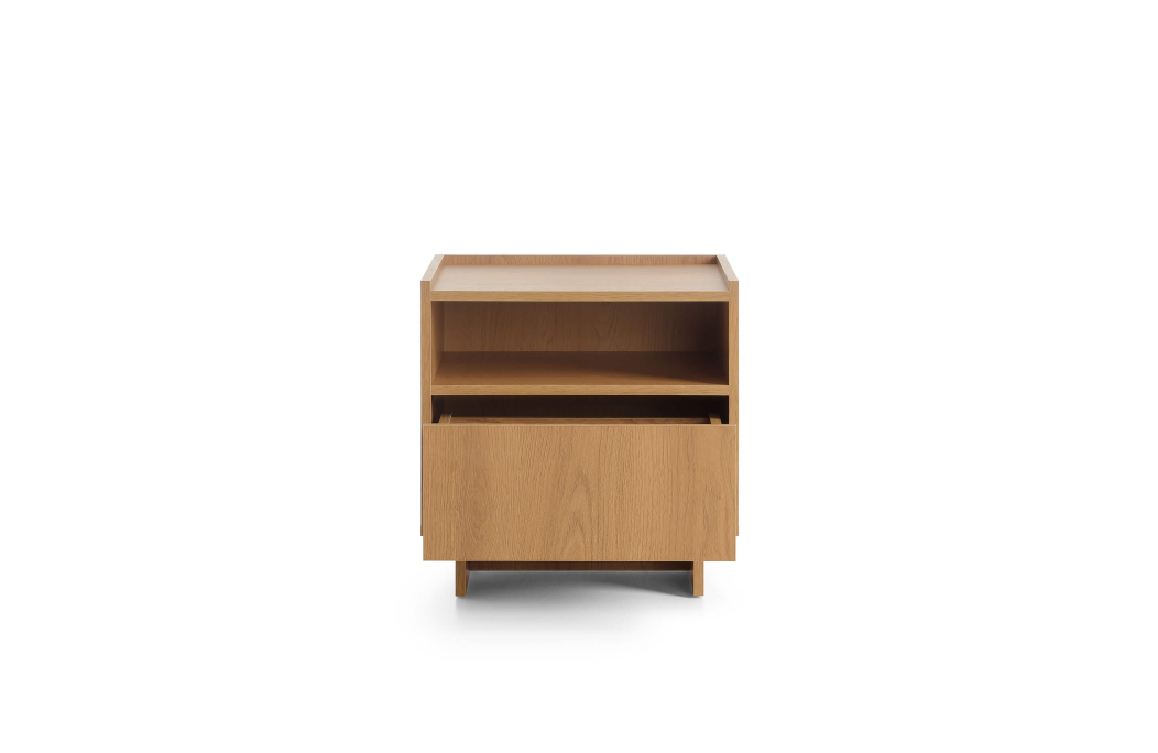 Table de chevet CASSARA avec tiroir en bois