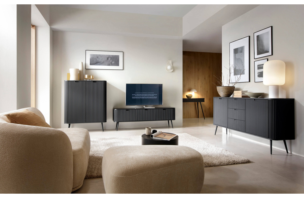 Buffet bas VELINA 2 portes et 3 tiroirs