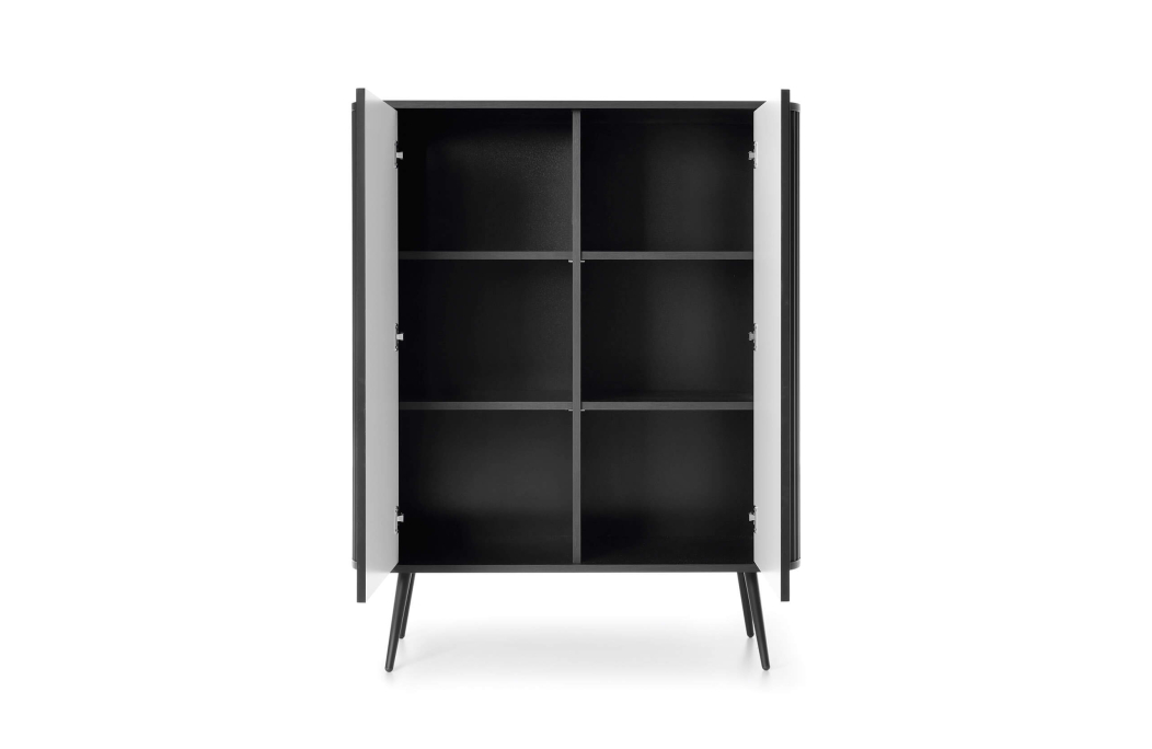 Buffet haut VELINA 2 portes et bois