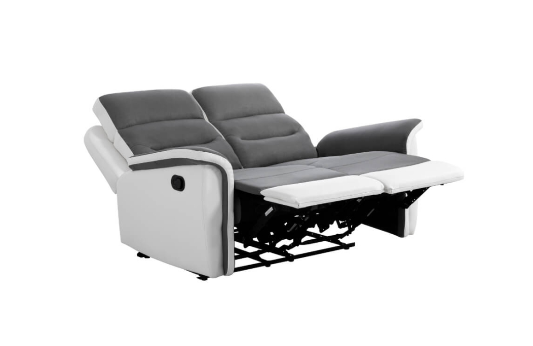 Canapé de Relaxation 2 places Microfibre / Simili LÉON